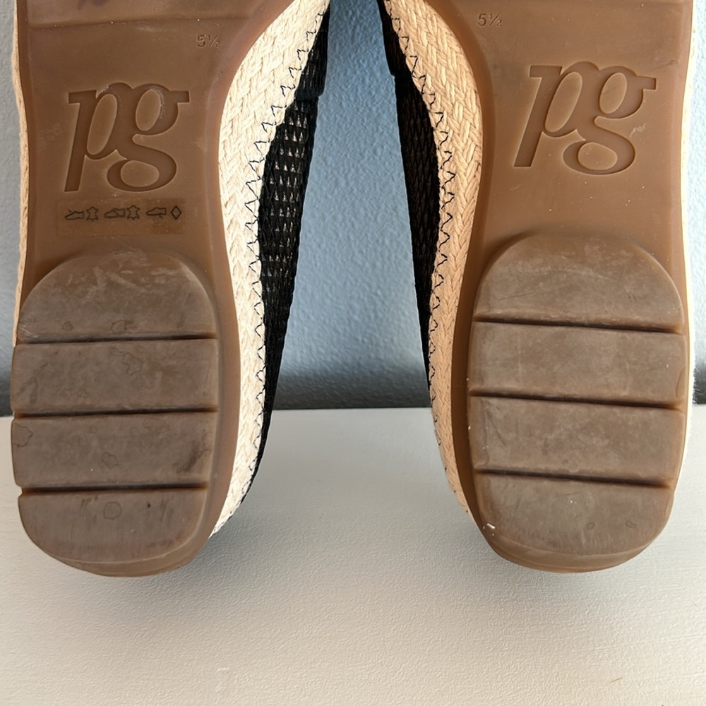 Paul Green •  Layla Leather Espadrille Flats in Black Size 8 US / 37 EU / 5.5 UK - Picture 12 of 15